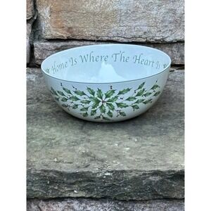 🍁 LENOX HOLIDAY SENTIMENT BOWL — 7.25" 🍁
